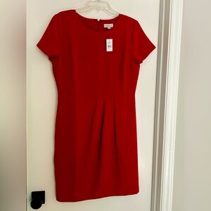 NWT Loft Outlet Red Sheath Dress